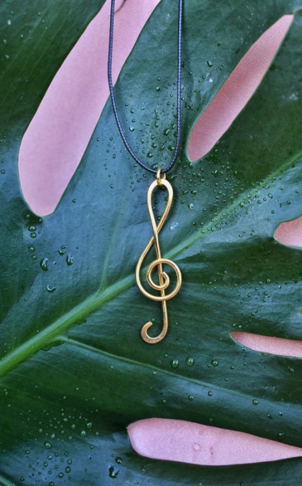 ΚΟΛΙΕ ΧΕΙΡΟΠΟΙΗΤΟ ΣΦΥΡΗΛΑΤΟ ΕΠΙΧΡΥΣΟ "ΝΟΤΑ"